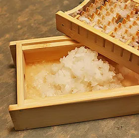 【送料無料】藤倉商店 竹製大根おろしダブル歯（鬼おろし）17本歯・受け皿（吊り）のセット